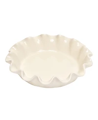 Emile Henry Ceramic 10.4" Ruffled Pie Dish