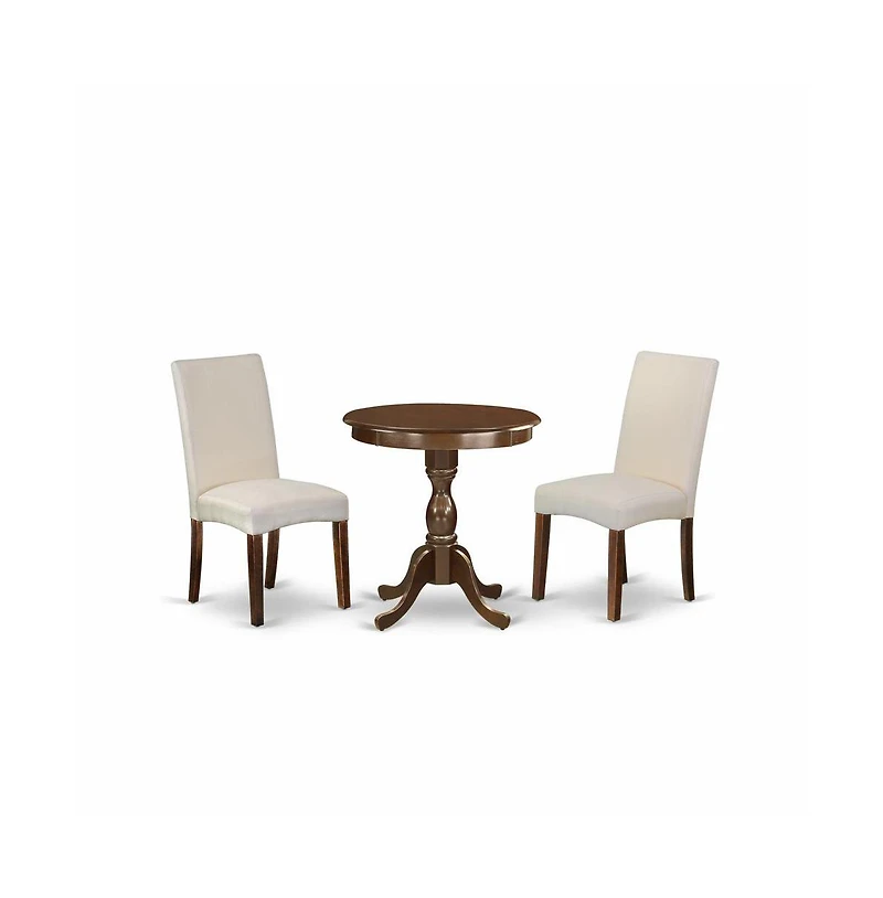 East West Furniture 3-Pc Dining Set