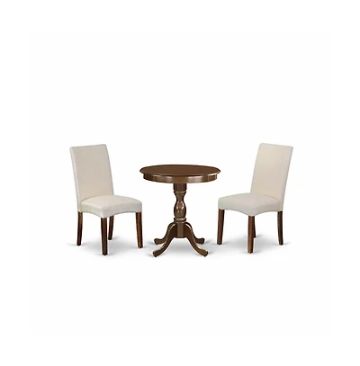 East West Furniture 3-Pc Dining Set