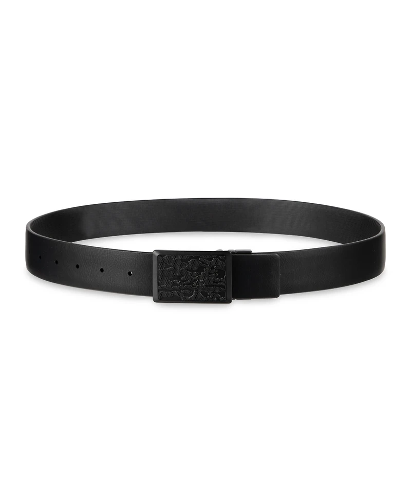 Kenneth Cole Reaction Men's Reversible Compression Plaque Buckle Belt