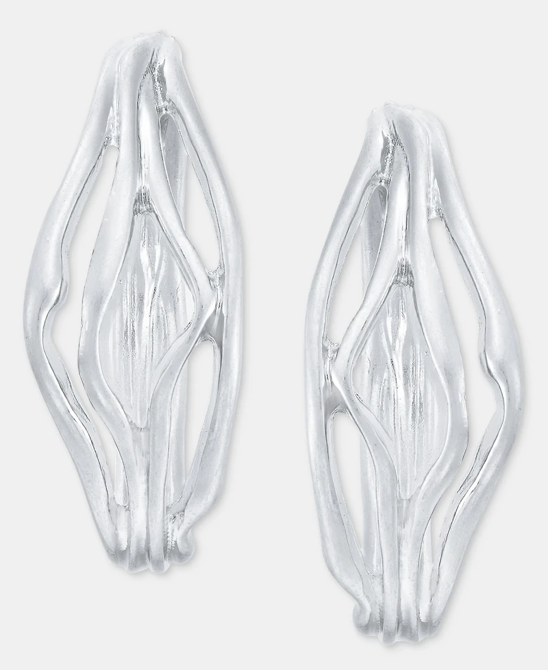Style & Co Sculptural Multi-Row Hoop Earrings, Macy's Exclusive