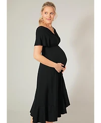 Tiffany Rose Maternity Waterfall Midi Dress