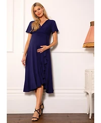 Tiffany Rose Maternity Waterfall Midi Dress
