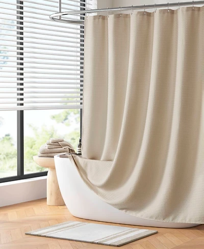 Madison Park Arbor Waffle Shower Curtain, 72" x