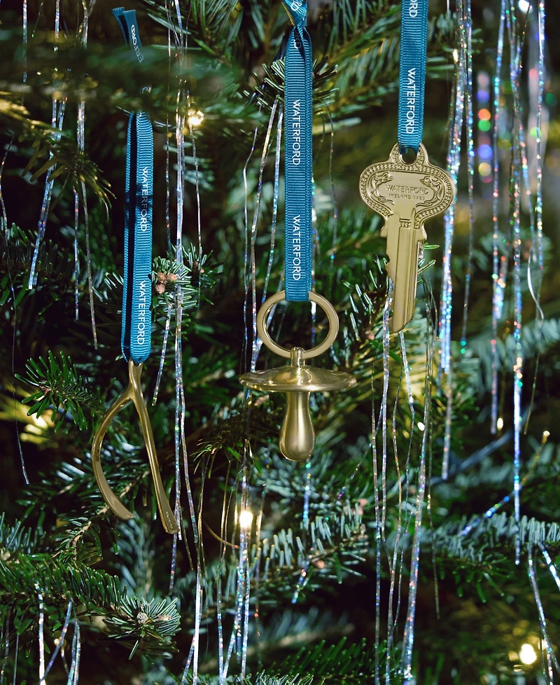 Waterford Christmas Pacifier Golden Ornament