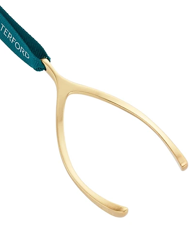 Waterford Christmas Wishbone Golden Ornament