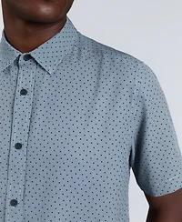 Kenneth Cole Men's Performance Sport Short Sleeve Shirt
