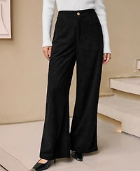 Cupshe Women's City Nights Black Pants