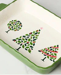 Kate Spade Evergreen Rectangular Scallop Baking Dish