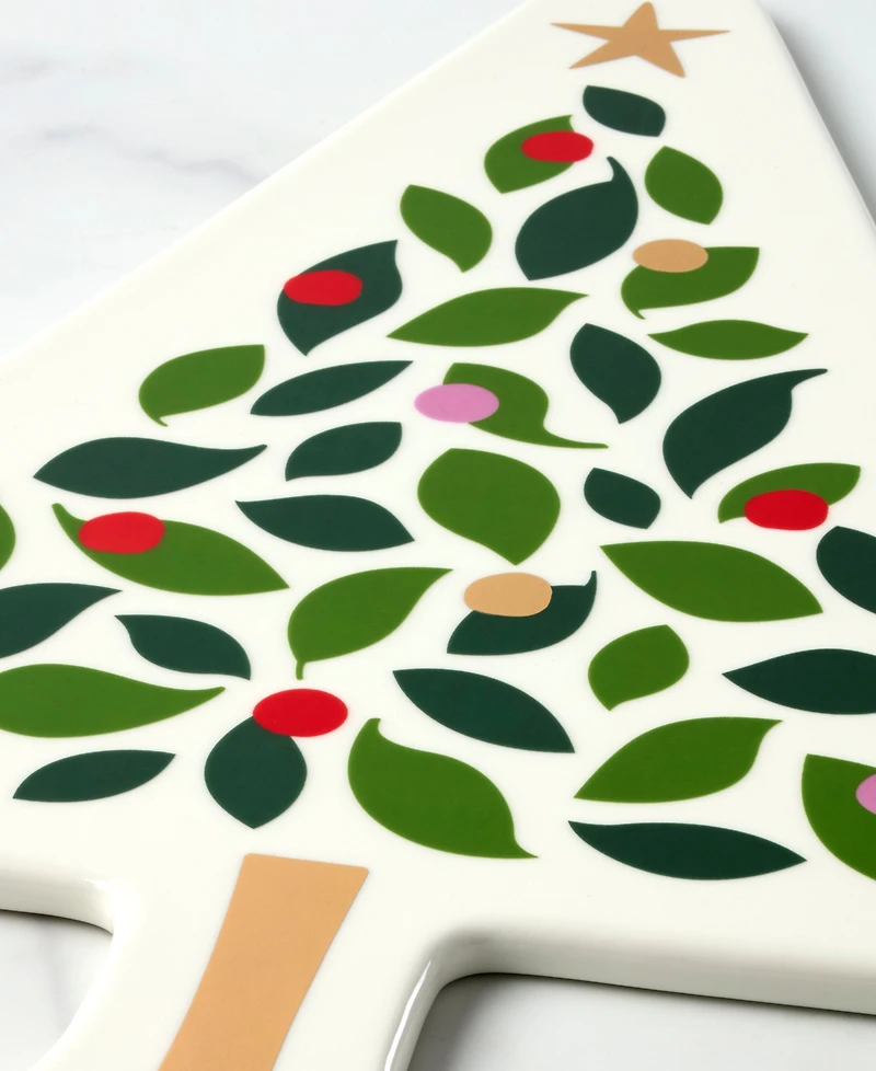 Kate Spade Evergreen Tree Cheese Slab