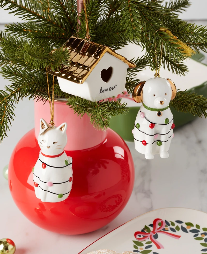 Kate Spade Be Jolly Dog Ornament