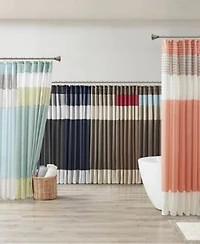 Madison Park Amherst Faux Silk Shower Curtain Collection