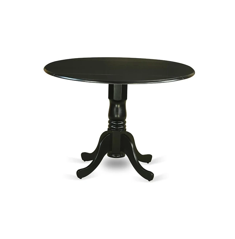 East West Furniture Dining Room Set Black