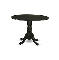 East West Furniture Dining Room Set Black