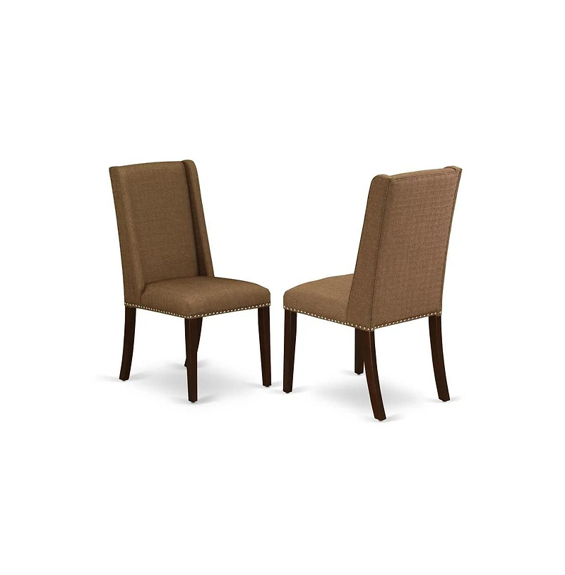 East West Furniture Dining Room Set Mahogany