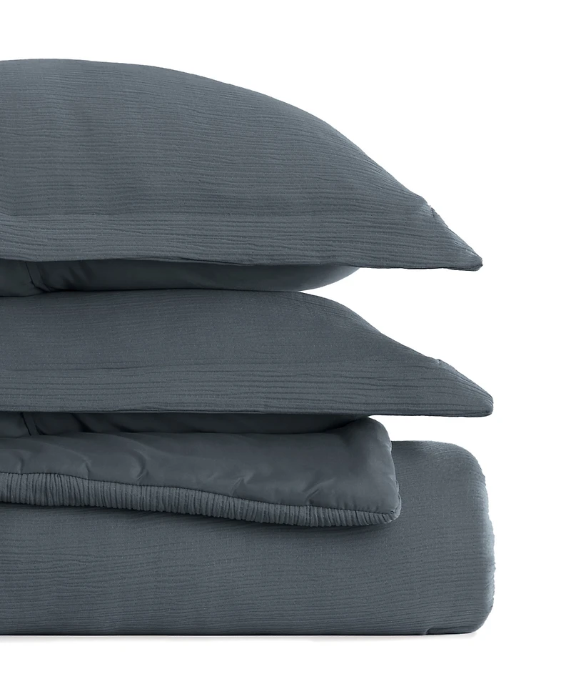 Ienjoy Home Cloud Weave Gauze 3-Pc. Comforter Set