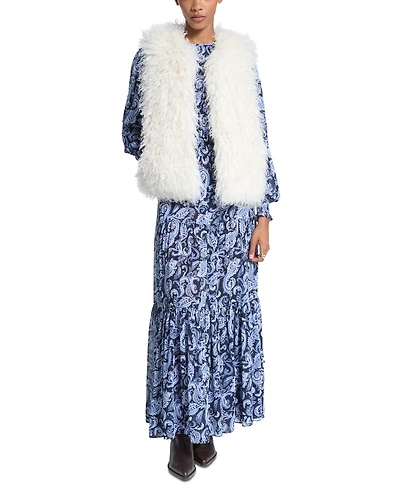 Michael Kors Women's Sleeveless Faux Fur Vest