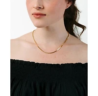 Vincero Women's Snake Chain Necklace in 14K Gold Plated Silver