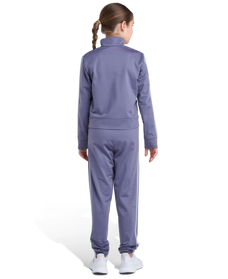 adidas Girls 2T-6X Two Piece Regular Fit Jacket and Joggers Set