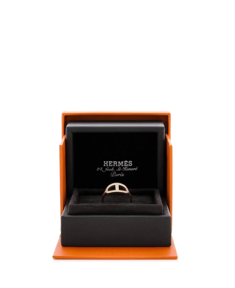 Pre-Owned Hermes Chaine d'Ancre Contour Ring