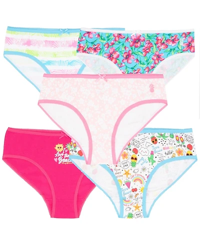 Tommy Bahama Toddler Girls Cotton 5 Pack Underwear