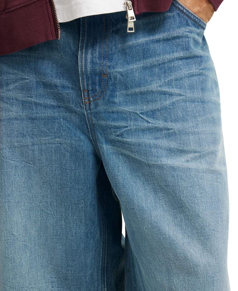 Cotton On Men's Super Baggy Denim Shorts