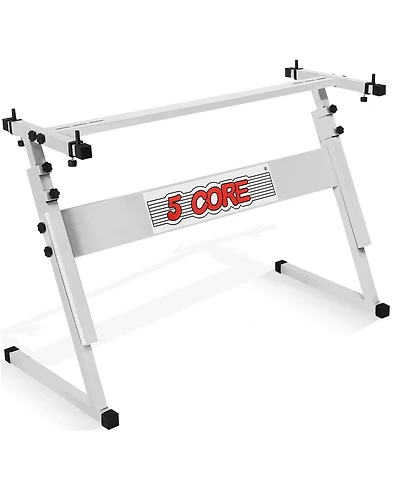 5 Core Keyboard Stand Z Style Height Adjustable Sturdy Piano Riser Lift Holder Stands