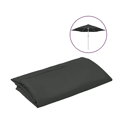 vidaXL Replacement Fabric Anthracite 100% polyester 118.1 in diameter