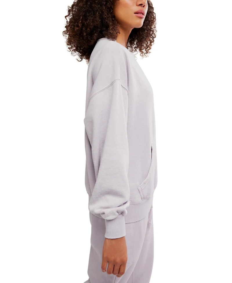 Free People Women's Slow It Down Pullover Sweatshirt