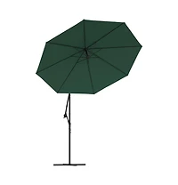 vidaXL Replacement Fabric Green Polyester 118.1 in diameter Collapsible