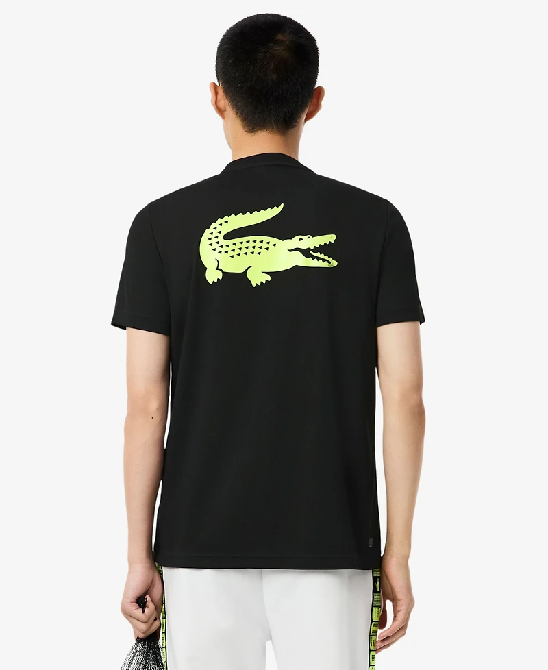 Lacoste Men's Crocodile Printed Short Sleeves T-Shirt