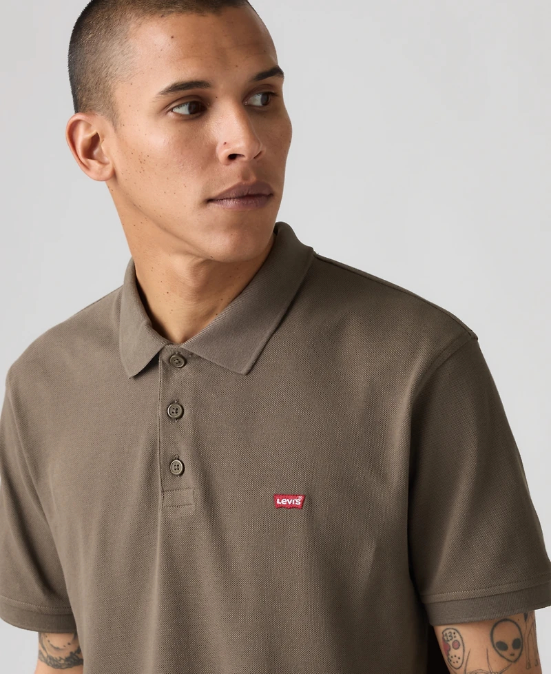 Levi's Men's Housemark Regular Fit Short Sleeve Polo Shirt