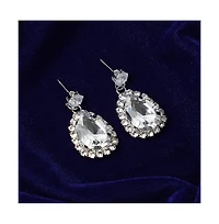 Sohi Women's Crystal Drop Earrings
