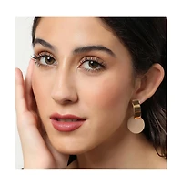 Sohi Women's Gold Plated Designer Drop Earrings