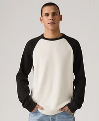 Levi's Men's Thermal Long Raglan Sleeve T-Shirt