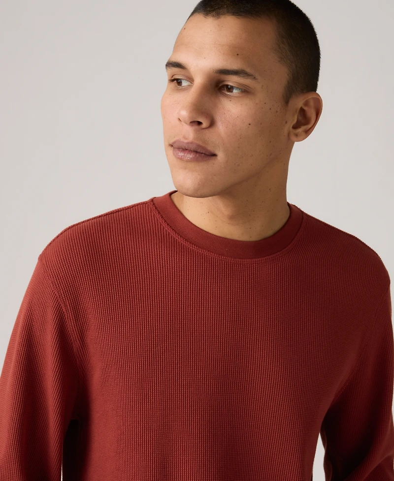 Levi's Men's Waffle Knit Thermal Long Sleeve T-Shirt