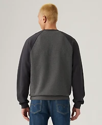 Levi' Men's Relaxed Fit Crewneck Long Sleeve Red Tab Logo Sweatshirt