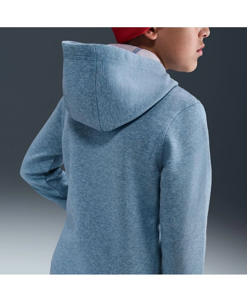 Nike Big Boys and Girls Heather Blue Paris Saint-Germain Club Full-Zip Jacket