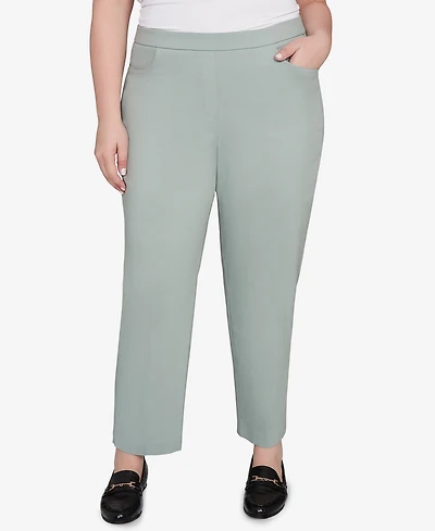 Alfred Dunner Plus Stockbridge Modern Millennium Short Length Pant