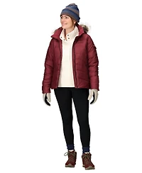 Marmot Women's Ithaca Hooded Faux-Fur-Trim Jacket