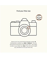 Urth 39mm Metal Lens Filter Caps