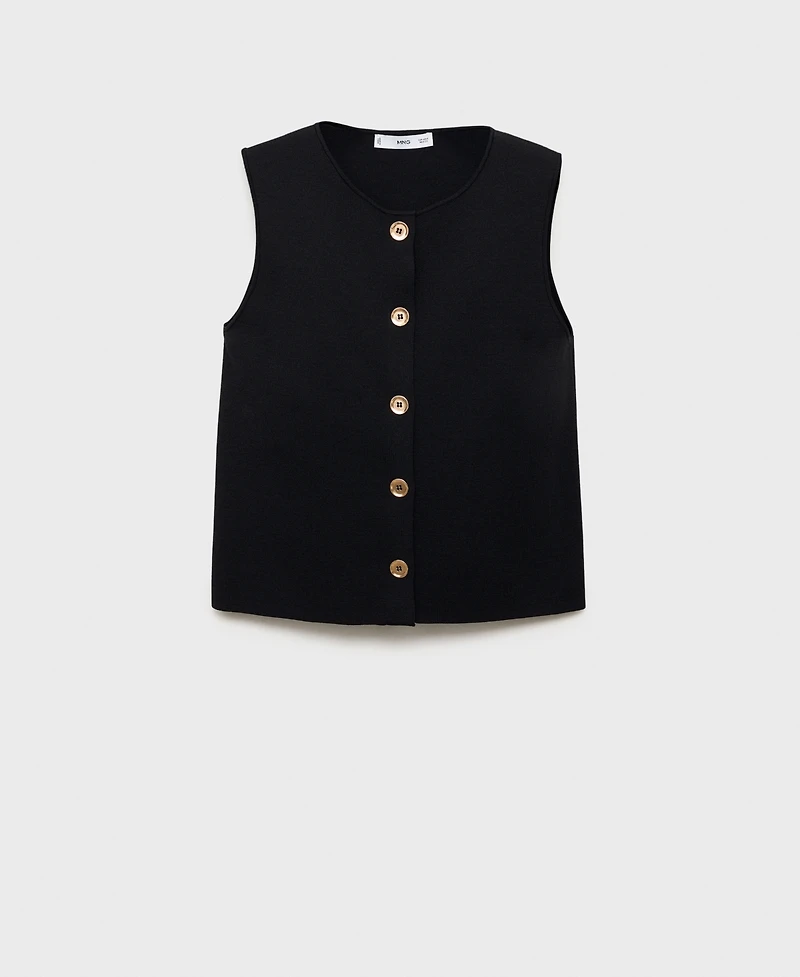 Mango Women's Fine-Knit Gilet