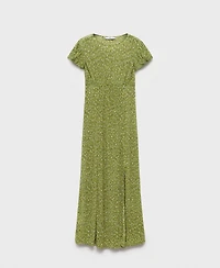 Mango Women's Floral-Print Maternity Dress