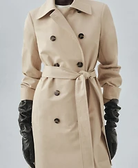 Mango Women's Classic Cotton Trench Coat
