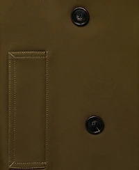 Mango Women's Oversized Short Double-Breasted Trench Coat