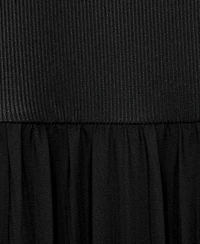 Mango Women's Belt Combined Pleated Dress