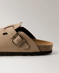 Mango Women's Leather Clog Shoes