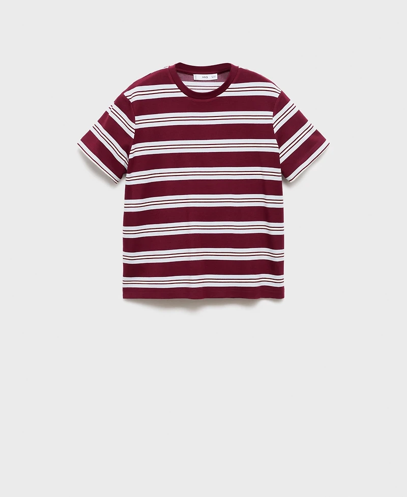 Mango Women's Striped Short-Sleeved T-Shirt