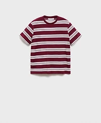 Mango Women's Striped Short-Sleeved T-Shirt