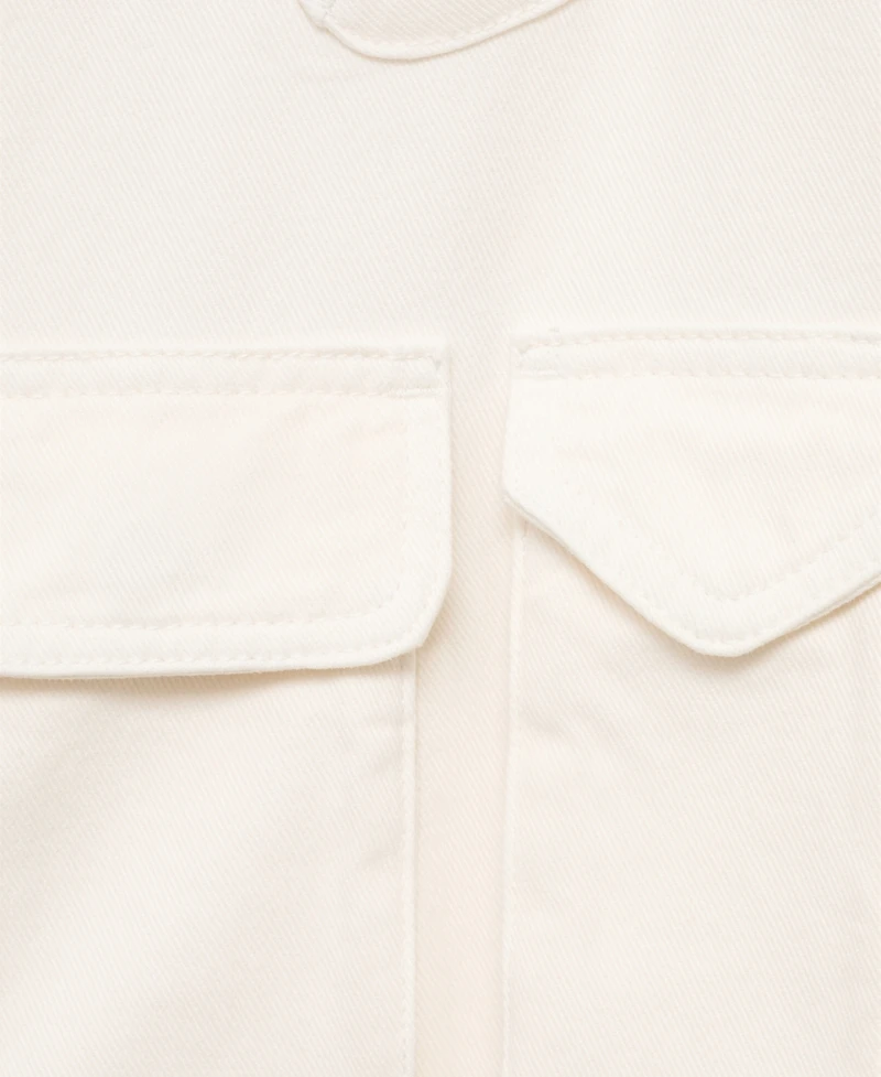 Mango Women's Pockets Oversized Denim Parka